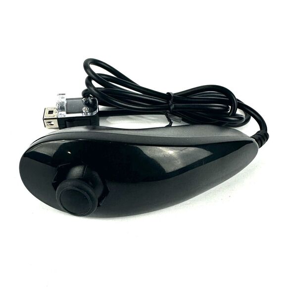 Nintendo Wii - Black Nunchuck Controller Official Genuine OEM - Picture 2 of 5
